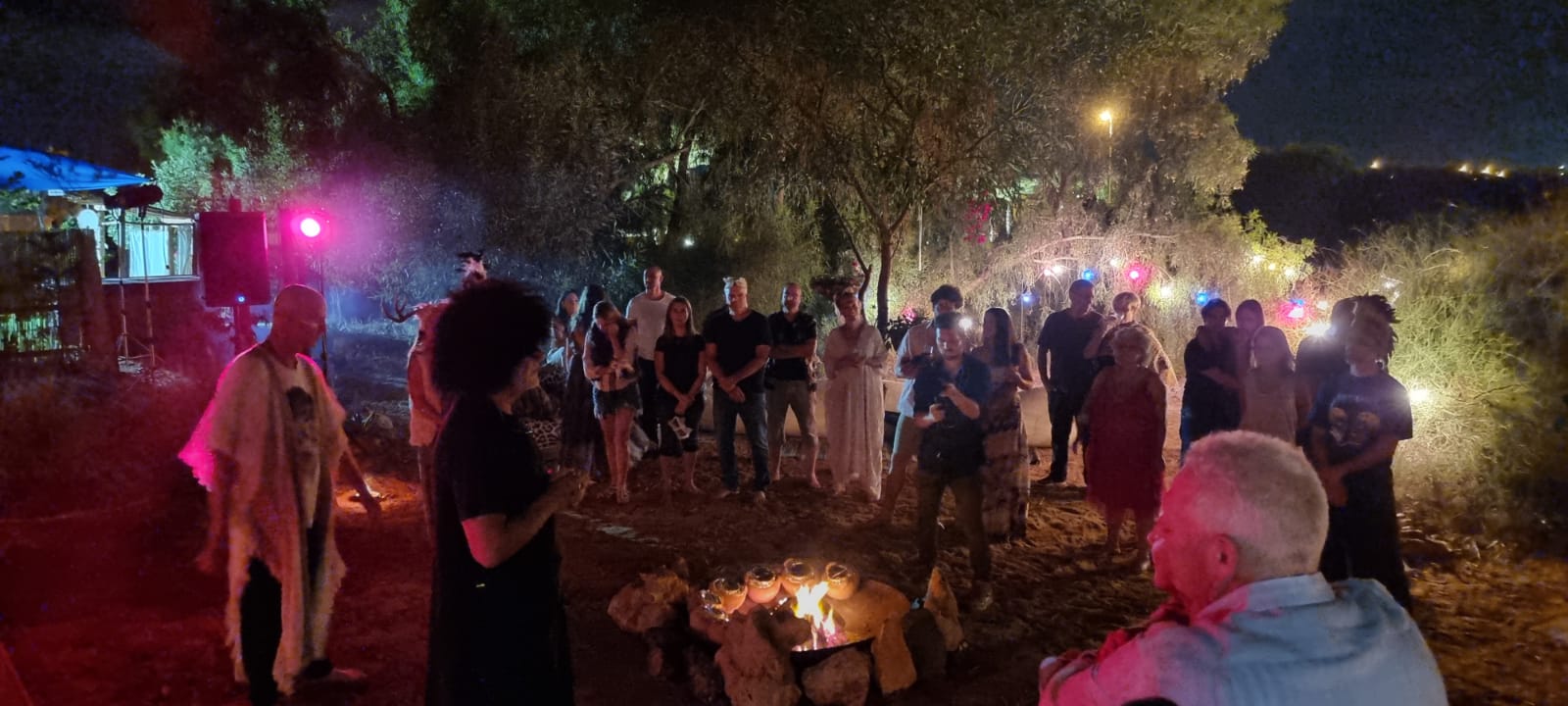 Awakening the Beast workshop — fire circle gathering
